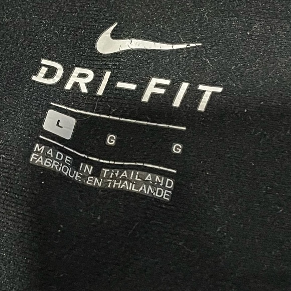 🖤 Nike Dri-FIT Long Sleeve Running Top – Noir, taille L🖤 - Picture 2 of 7